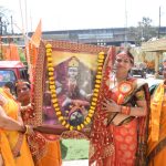 मां मथुरासिनी पूजनोत्सव धूम धाम से स्थानीय विजय नगर,संगम मैरिज हॉल,बेली रोड में किया गया।